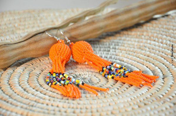 Boucles d'oreille africaines - boucles d’oreilles femme