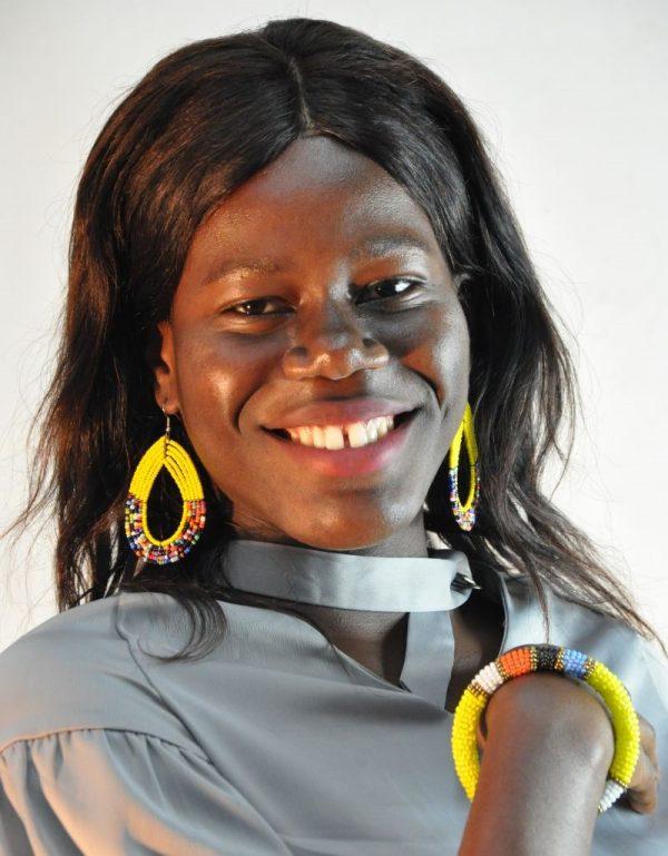 boucles d'oreille africaines jaune