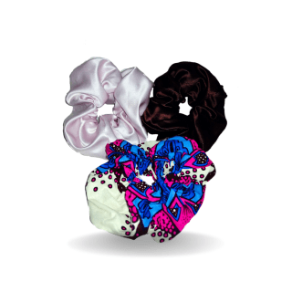 Élastique de cheveux en tissu africain