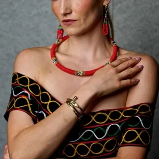 sud africa kenya beaded necklace