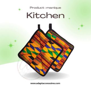 Manique de cuisine accessoires déco africain pour maison