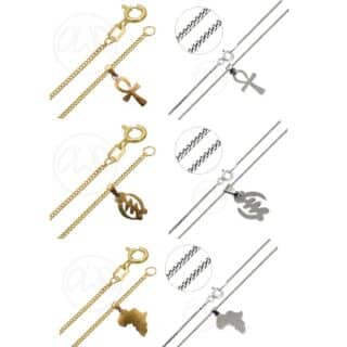 Pendentif Andikra colliers bracelet