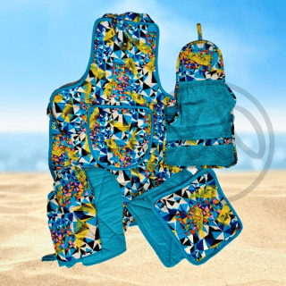 Accessoire de cuisine en tissu africain