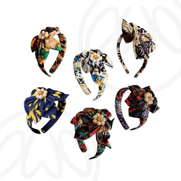 bandeau serre-tête en tissu africain