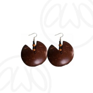 Boucle d’oreille en peau