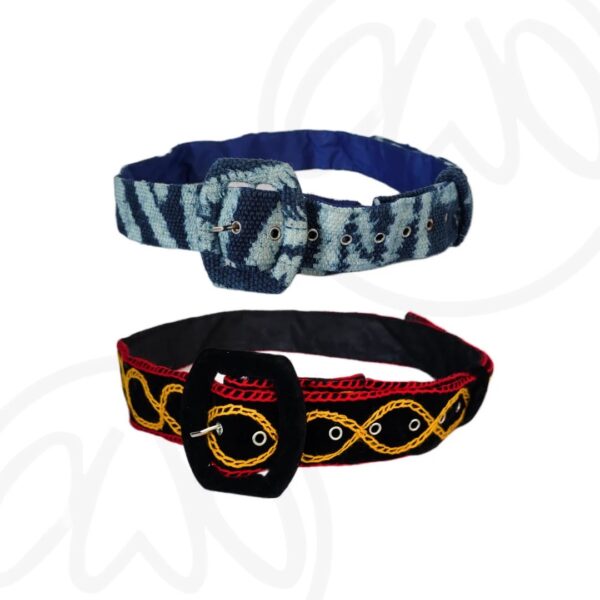 ceinture en tissu africain