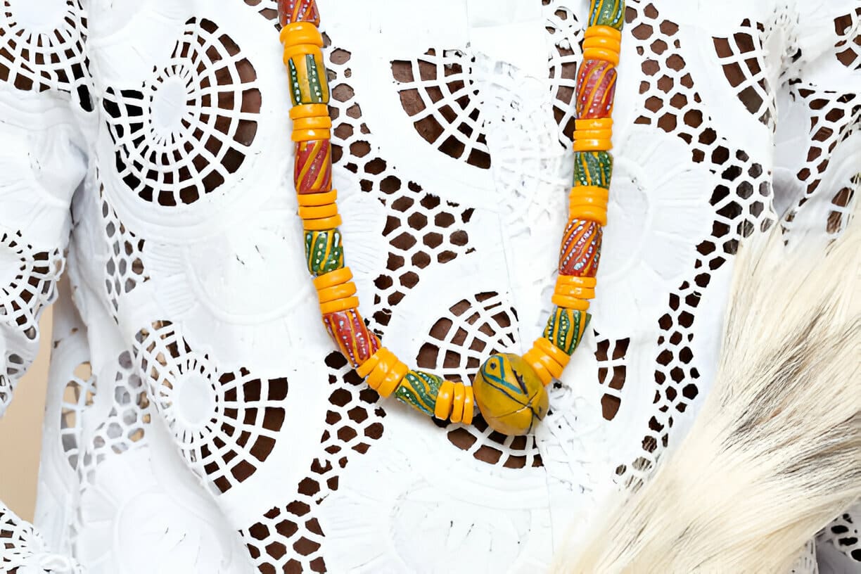 collier africain homme African men's necklace Afrikanische Herrenkette