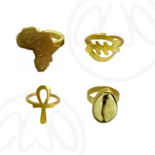 Bague en bronze symbole andikra