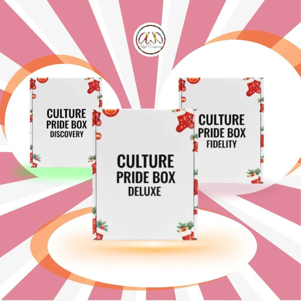 culture box coffret cadeau handmade africain