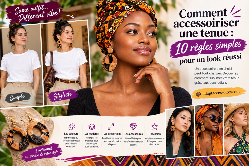 Comment accessoiriser une tenue : 10 règles simples pour un look réussi